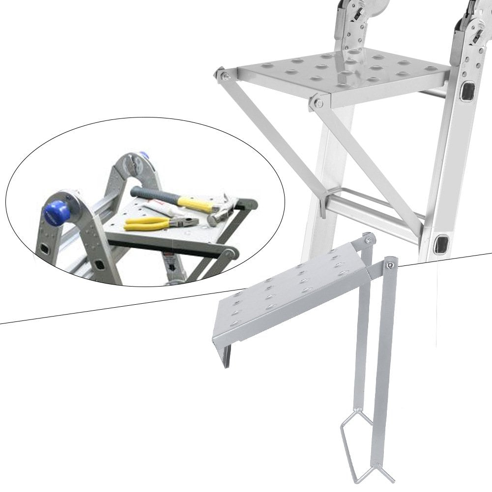 Steel Ladder Platform – Secure Stand on Any Ladder