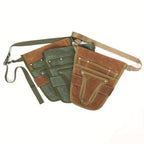 Garden tool belt with multiple compartments