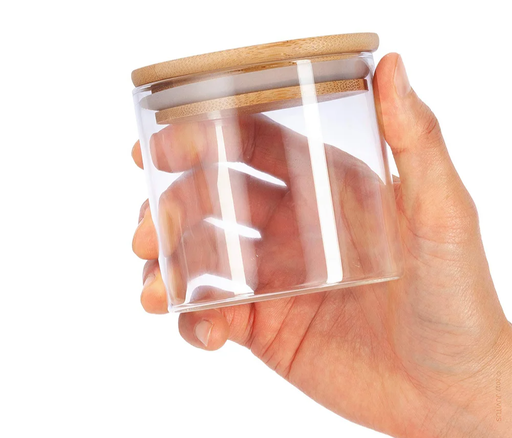 Vorratsdosen Glas mit Holzdeckel – Luftdicht und stilvoll