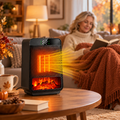 Elektroheizung mit Flammeneffekt und Ventilator