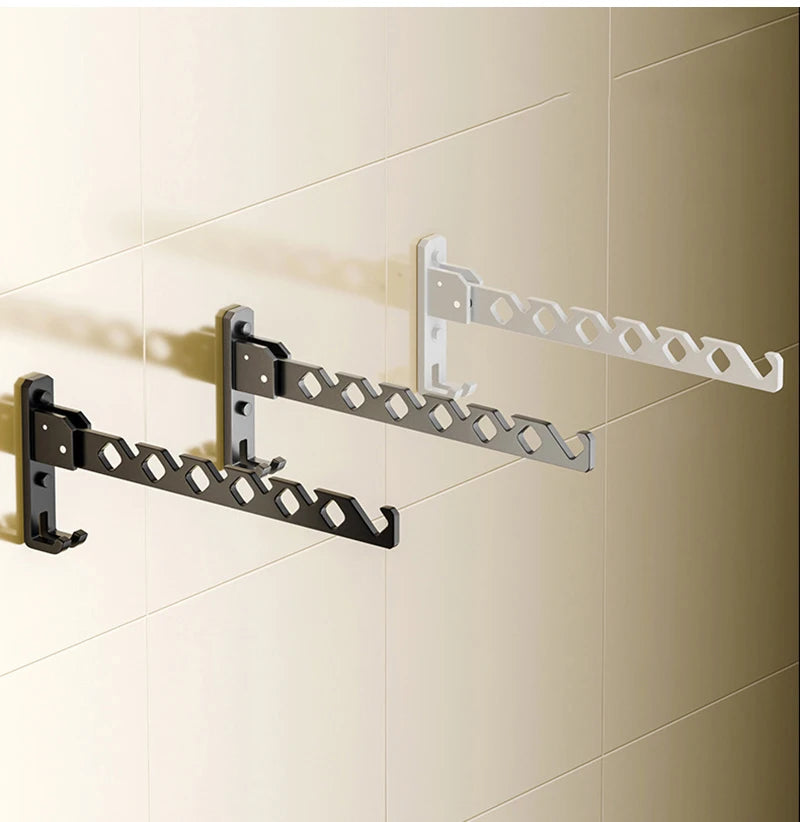 Foldable wall dryer with 180° swivel function