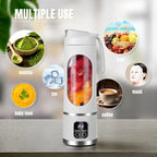 Wiederaufladbarer digitaler Entsafter und Mixer – mobile Ernährung für den Alltag Mivoza Deutschland