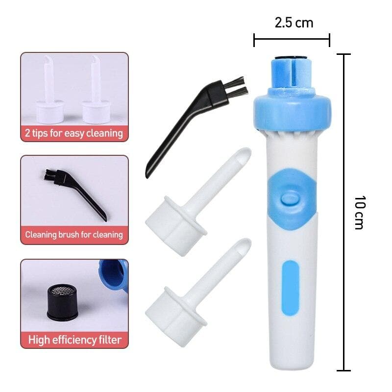 Ear cleaner with vibration and vacuum – safe for children