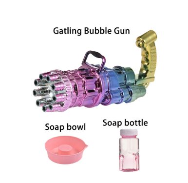Bubble machine with various modes and colors