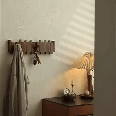 Piano key wooden coat rack – Decorative wall hook for any entryway