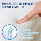 Ergonomic Bath Pillow with Neck Support – Mesh Material