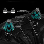 Ergonomisches Fahrradsattel extra breit und atmungsaktiv