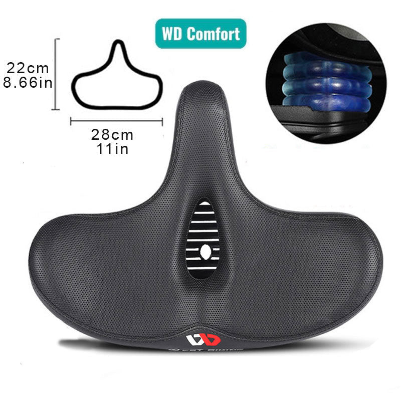 Ergonomisches Fahrradsattel extra breit und atmungsaktiv