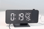 Digital Projection Clock with LED Display & FM Radio