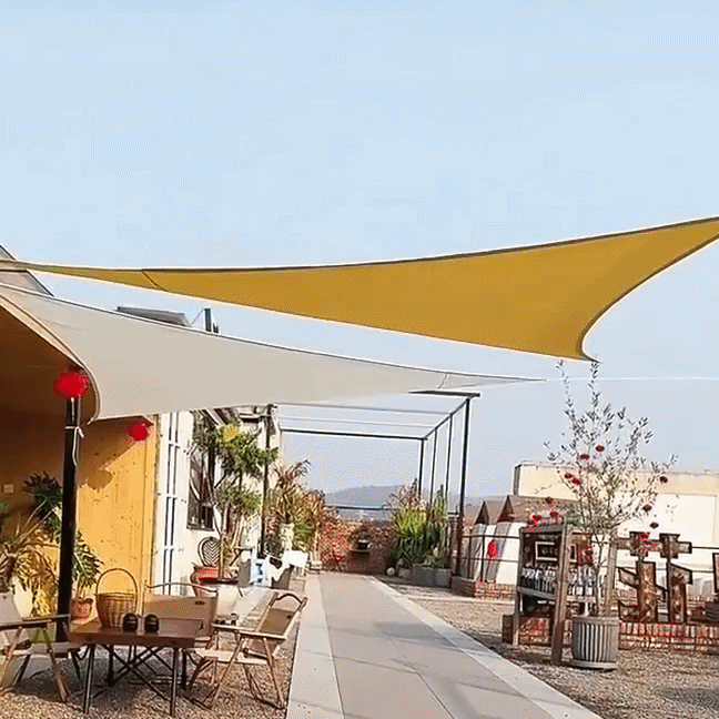 Triangular Sunshade Sail – UV and Weather Protection for Outdoors