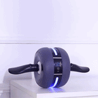 Bauchmuskelrad mit LED-Zähler & Auto-Rücklauf für effektives Bauchtraining