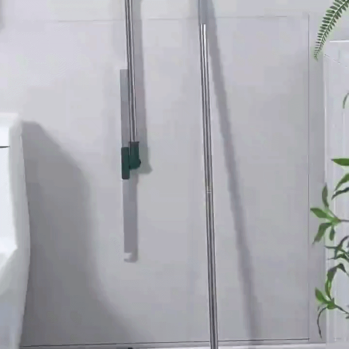 Floor mop with 180° rotatable head – Adjustable handle
