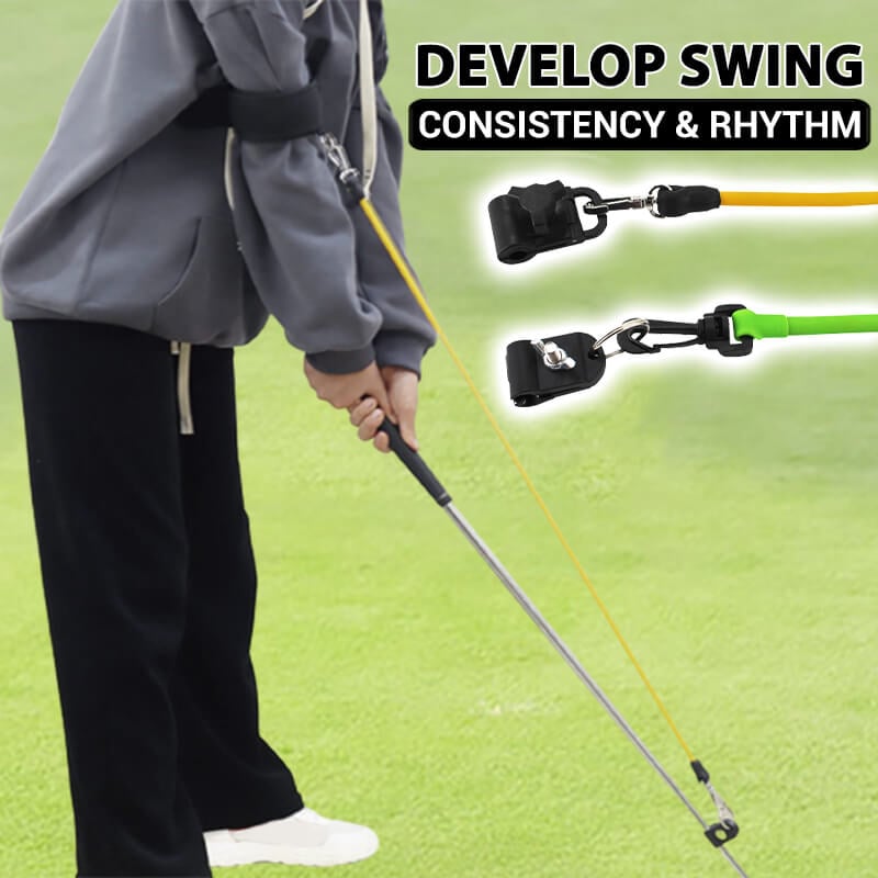 Golf Trainingsgerät mit Widerstandsband