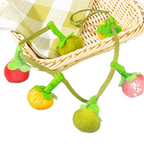 Cat toy string with catnip and bell