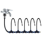 Irrigation system with adjustable sprayers