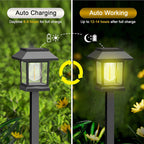 Solar garden light – Warm white light with up to 10 hours of illumination time