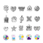 Bracelet Craft Kit with Colorful Beads and Charms