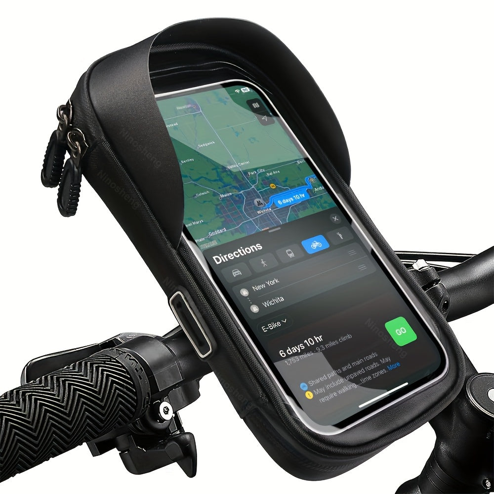 Waterproof Bicycle Phone Holder with 360° Rotation
