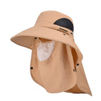 Sonnenhut mit abnehmbarem Nackenschutz und Gesichtsmaske