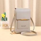 RFID Protection Crossbody Bag made of PU Leather with Anti-Theft Design