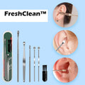Stainless Steel Ear Cleaning Set - 6-Piece Hygiene Kit