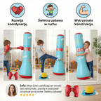 Inflatable punching bag for children with water base