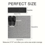 Non-slip shower mat with loofah texture – quick-drying