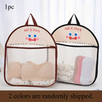 Mesh storage bag with cute animal motifs – foldable