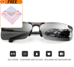 Photochrome Sonnenbrille mit UV400-Schutz und Polarisierung
