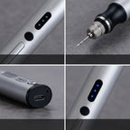 Elektrischer Gravierstift mit Akku, 3 Stufen bis 18.000 U/min, USB-C, Aluminium