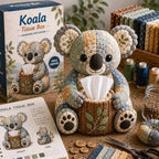 Taschentuchbox-Hülle DIY-Set mit Tierdesign