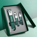 Nail Clipper Set Stainless Steel 4-piece with Splash-Proof Design