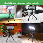Solar-Sicherheitsleuchte mit Bewegungsmelder und flexiblem Stativ