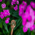 Copper plant stakes 30 cm for natural plant strengthening