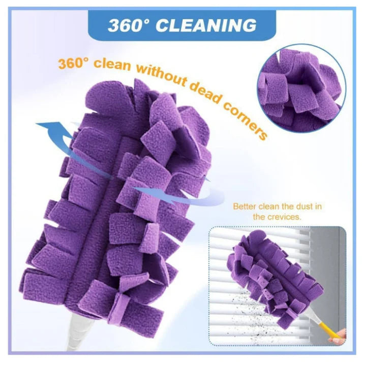 Microfiber Cleaning Pads – Dust, Hair & Dirt in One Wipe - Set of 5