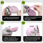 Dog Water Bottle 2-in-1 with Silicone Bowl