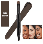 Augenbrauen-Styling-Stift 2-in-1 mit Bürste