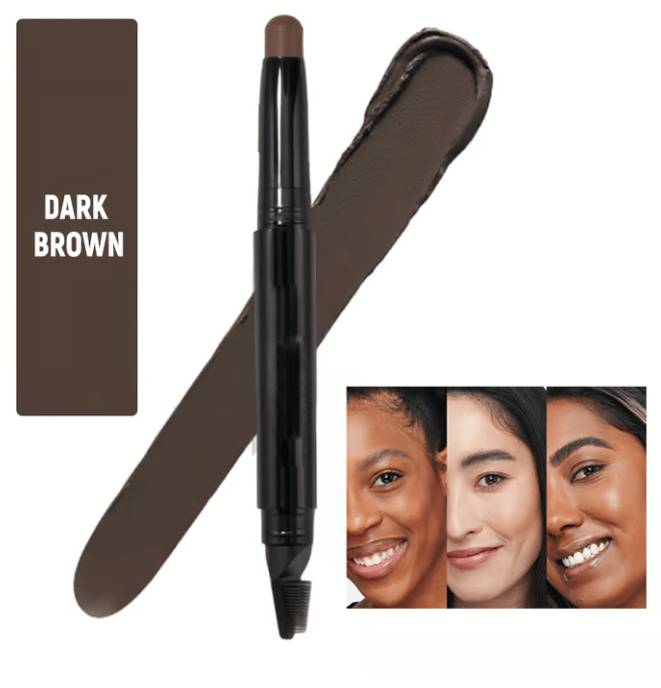 Augenbrauen-Styling-Stift 2-in-1 mit Bürste
