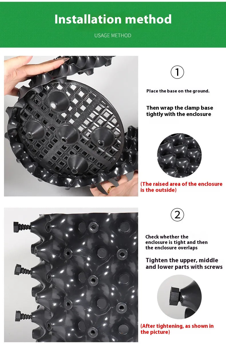 Root guide system plastic 20x20 cm – Prevents root rot