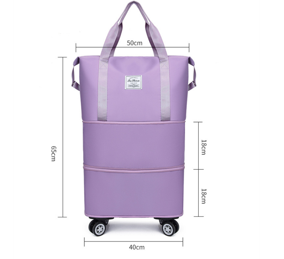 Rolling travel bag – expandable and versatile