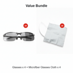 Polarized sunglasses with adaptive lenses