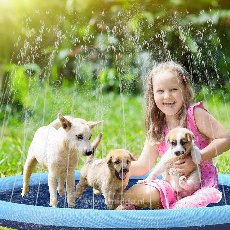 Wasserspielmat PVC – Spritzschutz für Kinder im Garten