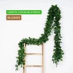 Artificial Ivy Garland 2.1m – Maintenance-Free for Wall & Wedding