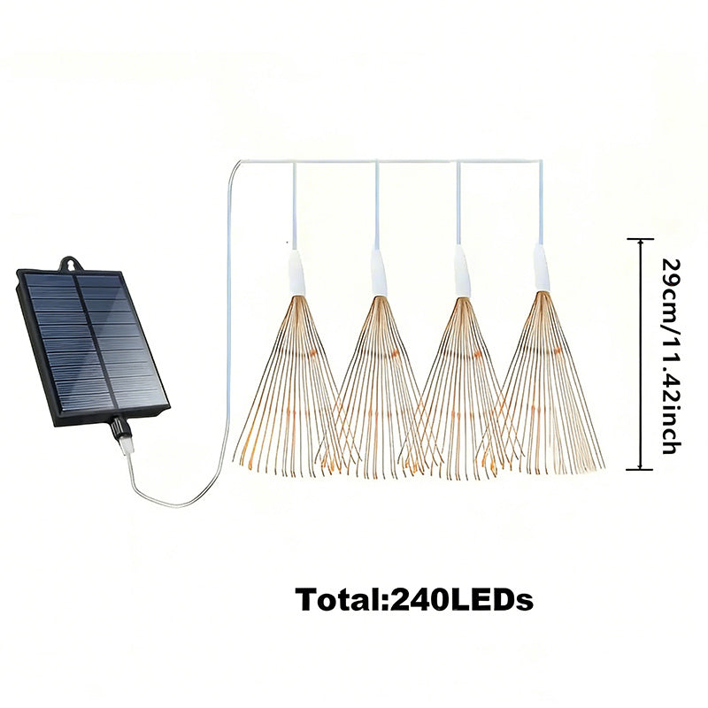 Solar Fireworks Lights – Automatic LED Outdoor Decoration