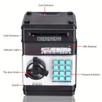Electronic savings box with code