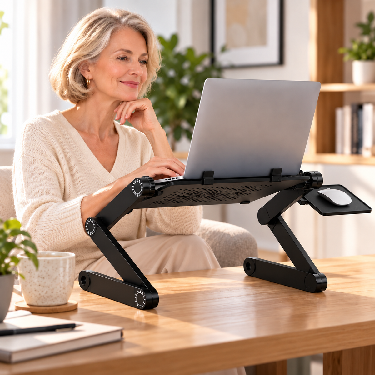 Laptopständer 360° höhenverstellbar mit Kühlung