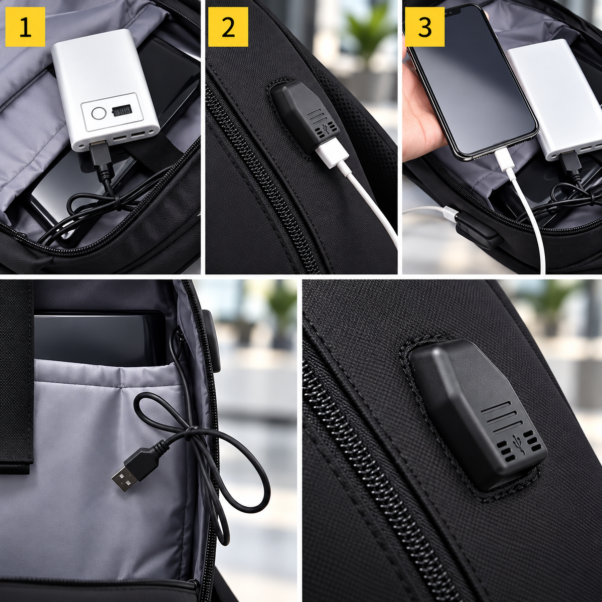 Reiserucksack erweiterbar mit Laptopfach