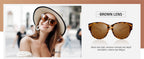 Sunglasses with Polarized Lenses – Cat-Eye Style
