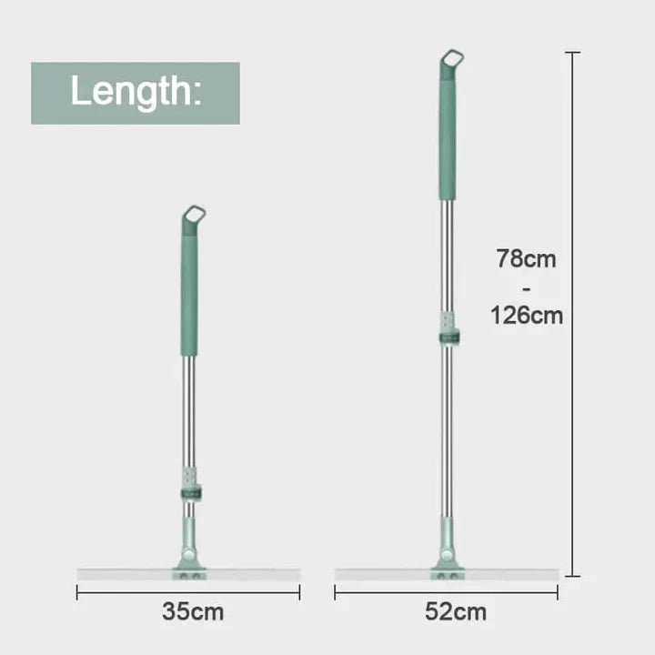 Telescopic Floor Mop with 180° Swivel Head