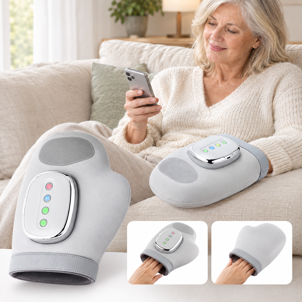Handmassagegerät mit Vibration für Fingergelenke